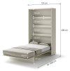 BED CONCEPT BC 02, sklapacia postel vertikalna 120, kasmir 3