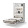 BED CONCEPT BC 02, sklapacia postel vertikalna 120, biela leskla 2