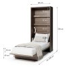 BED CONCEPT BC 03, sklapacia postel vertikalna 90, dub dunin 3