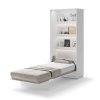 BED CONCEPT BC 03, sklapacia postel vertikalna 90, biela lesklá 2