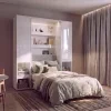 BED CONCEPT BC 03, sklapacia postel vertikalna 90, biela lesklá 4