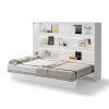 BED CONCEPT BC 04, sklapacia postel horizontalna 140, biela 2