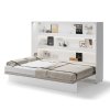 BED CONCEPT BC 04, sklapacia postel horizontalna 140, biela lesklá 2