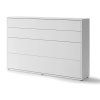 BED CONCEPT BC 05, sklapacia postel horizontalna 120, biela 1