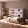 BED CONCEPT BC 04, sklapacia postel horizontalna 140, biela lesklá 4