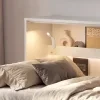BED CONCEPT BC 06, sklapacia postel horizontalna 90, biela leskla 6