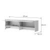 BED CONCEPT BC 09, nadstavba do BC 04, biela 3