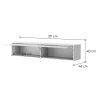 BED CONCEPT BC 15, nadstavba do BC 14, biela leskla 3