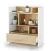 BED CONCEPT BC 25, regal H108, biela dub artisan 2