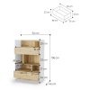 BED CONCEPT BC 26, regal H138, biela dub artisan 3