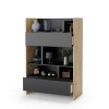 BED CONCEPT BC 26, regal H138, dub artisan cierna 2