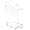 komoda kuba 160 cm 6 z suviek biela a2c9ed8d