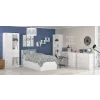 BROOKLIN 1D2S, vysoky regal, biela 3