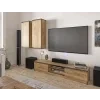 BROOKLIN 2D, otvoreny TV stolik, dub Kraft zlaty 3