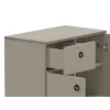 MONIKA 2D1S, kombinovana komoda, ilova siva dub Silverjack 2