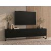 OLBIA 40, siroky televizny stolik 4K, cierny Onyx 1
