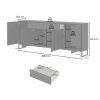 OLBIA 47, siroka komoda 4D2S, cierny Onyx 5
