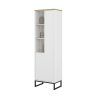ALTO 05, vitrina 1D L P, biely dub Mauvella biela 7