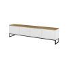 ALTO 40, TV stolik 4K, biely dub Mauvella biela 2