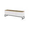 ALTO 247VPF41, TV stolik 3K, biely dub Mauvella biela 2