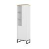 ALTO 05, vitrina 1D L P, biely dub Mauvella biela 6