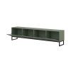 LOFT 40, komoda RTV 4K, tlmena zelena 2