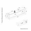 24964 9 volare tv stand traverten walnut 699bf636d4bb5