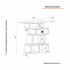 bertha luxusn konzolov stol k antracit i88206b75