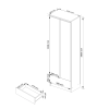 skri a rexa 60 cm biela 4c9e3cf0