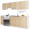 kuchynsk linka lima 2 4m biela dub sonoma65241be
