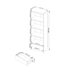 kni nica r 60 cm clp 1 z suvka 4 police 4c4c5073