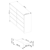 komoda kuba 140 cm 8 z suviek sonoma bie5652c979